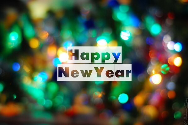 Inscription avec une image de bonne année