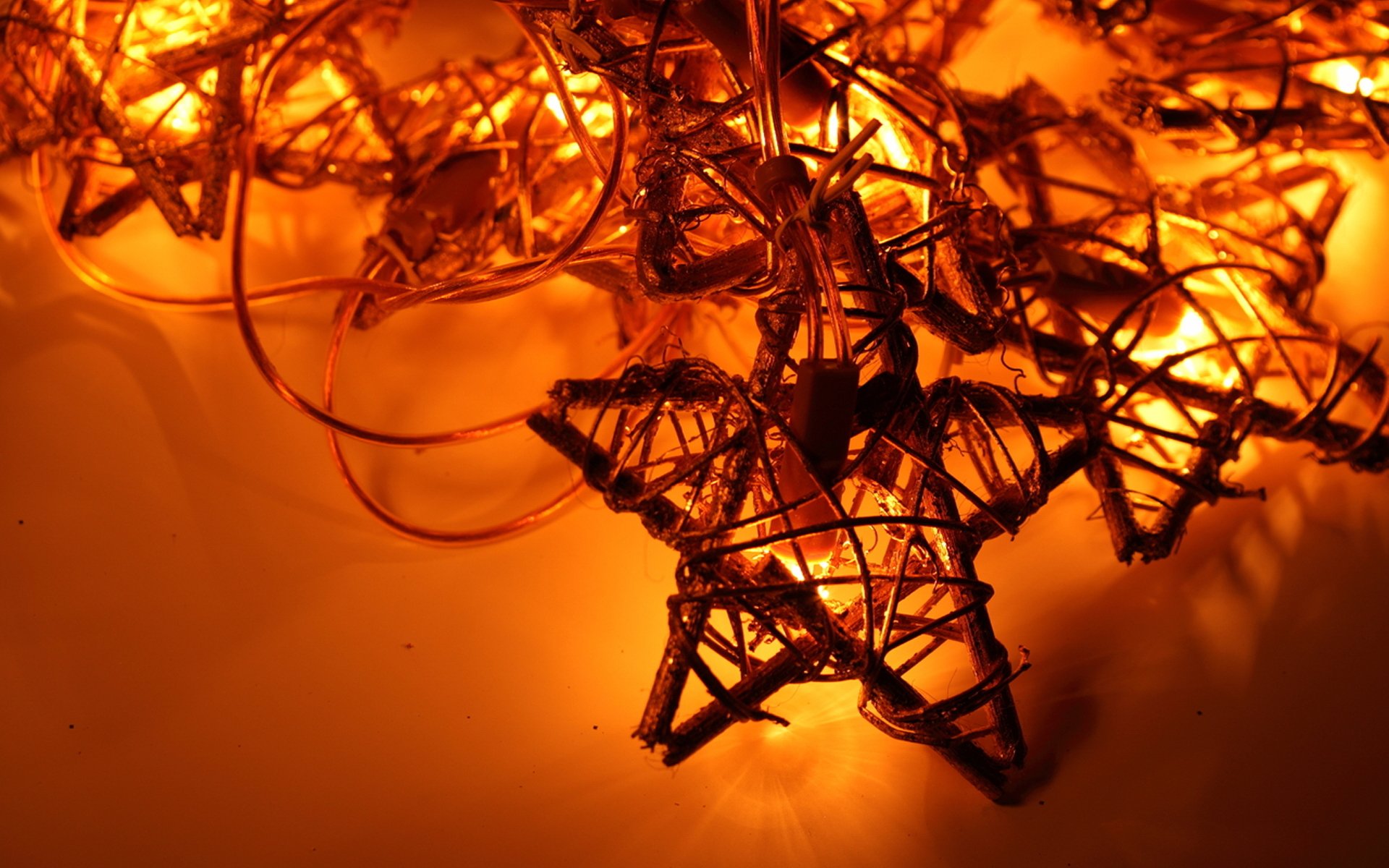 vacances nouvel an guirlande ampoules étoile
