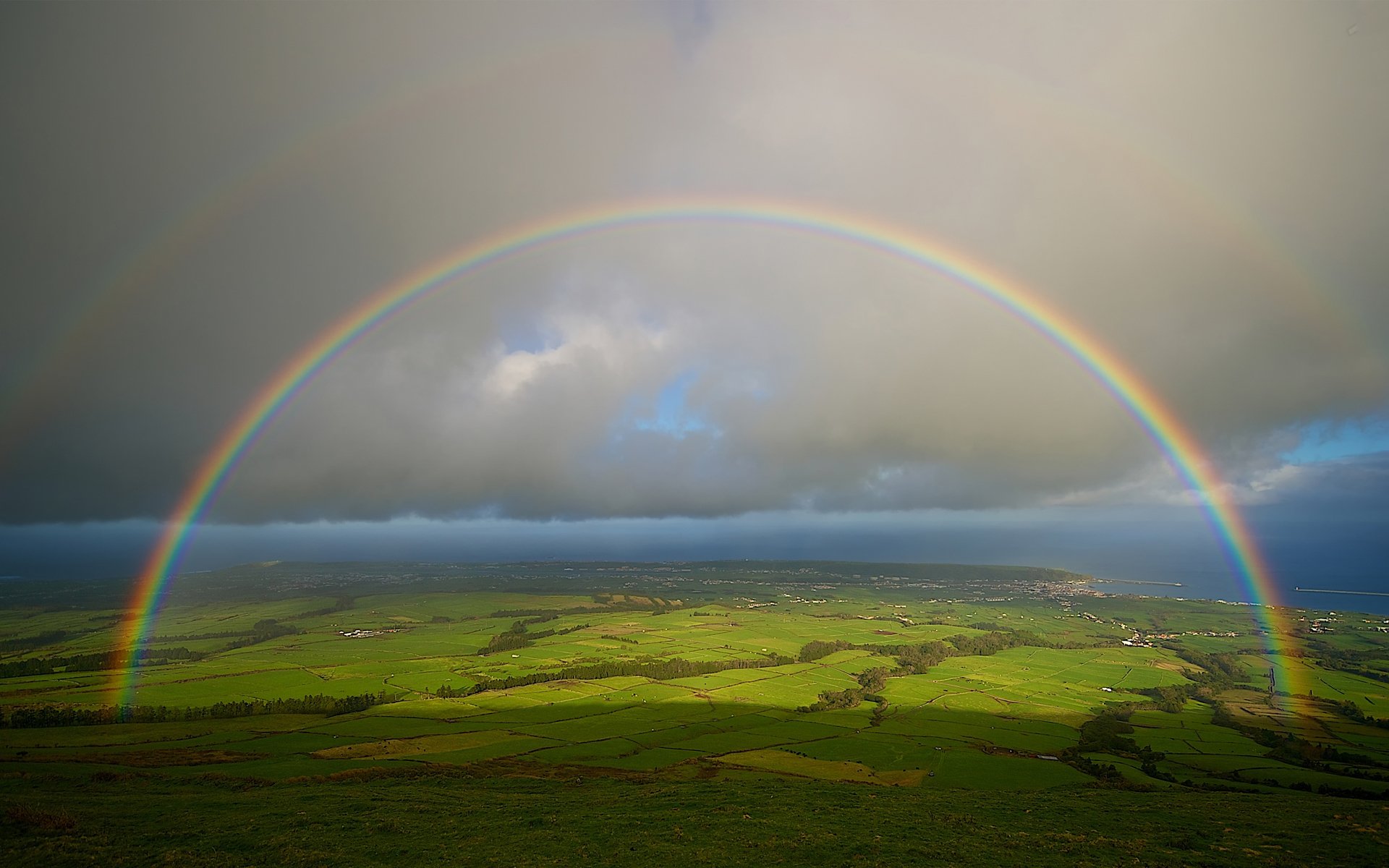 arc-en-ciel ciel mer