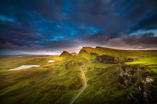 Hybrides domestiques sur l île de Skye