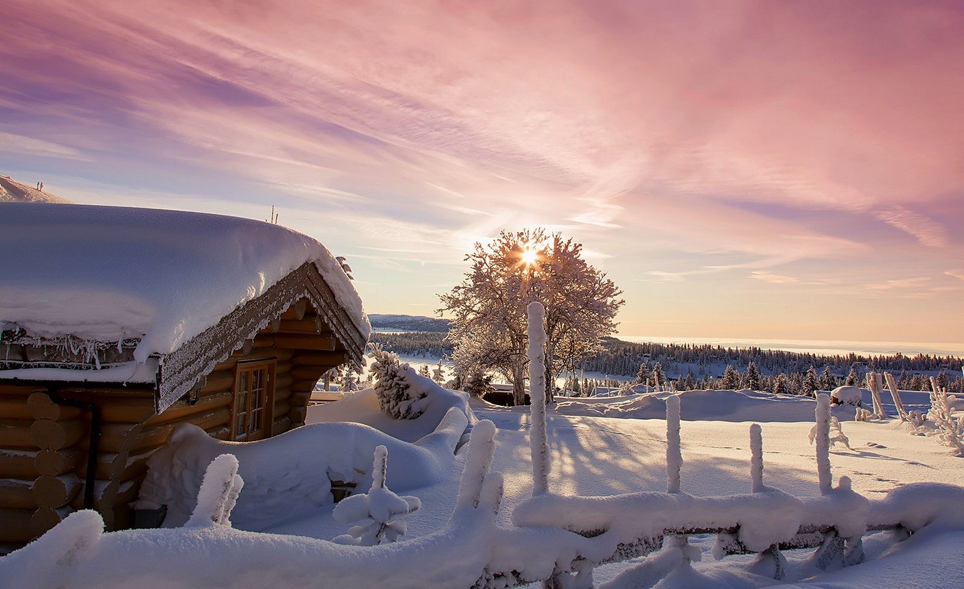 nature maison hiver neige ciel paysage hiver blanc sensa nice coucher de soleil